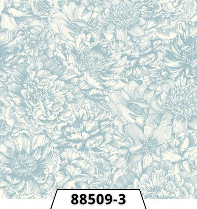 ورق الجدران الكوري بتصميم الورود البسيط يُضيف لمسة من الرُقي تضفي جمالًا هادئًا على المساحات الداخلية